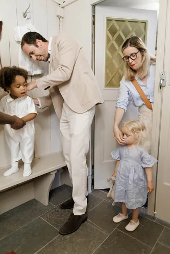 Thomas — Christening in church, photo 6