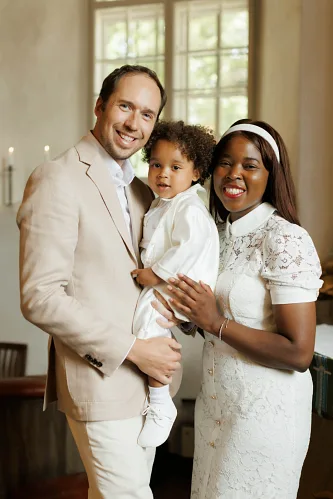 Thomas — Christening in church, photo 9