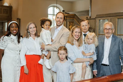 Thomas — Christening in church, photo 13