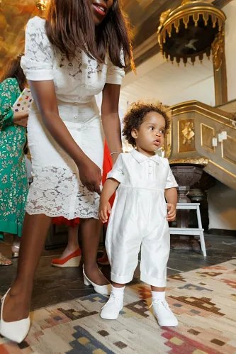 Thomas — Christening in church, photo 17