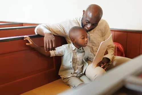 Thomas — Christening in church, photo 23