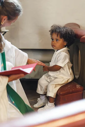 Thomas — Christening in church, photo 34