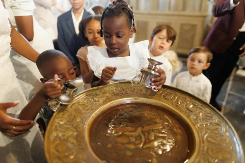 Thomas — Christening in church, photo 35