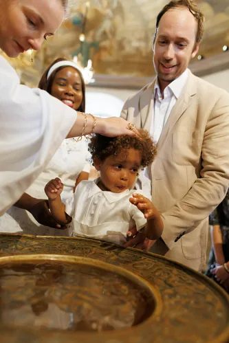 Thomas — Christening in church, photo 38