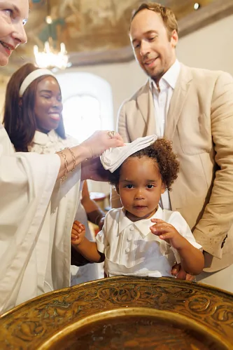 Thomas — Christening in church, photo 40