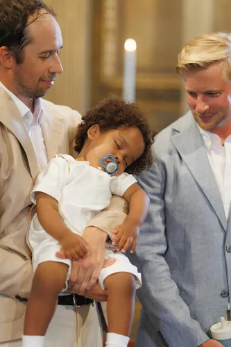 Thomas — Christening in church, photo 44