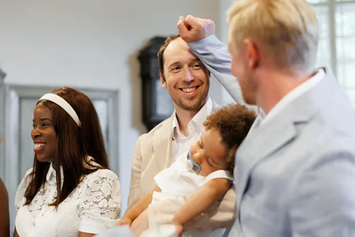 Thomas — Christening in church, photo 48