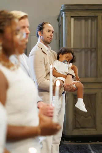 Thomas — Christening in church, photo 53