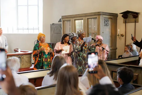 Thomas — Christening in church, photo 61