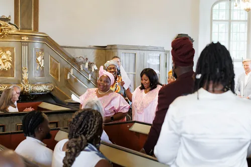 Thomas — Christening in church, photo 62
