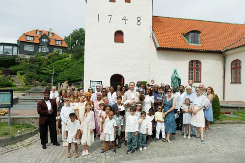 Thomas — Christening in church, photo 70