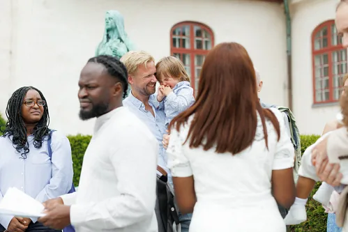 Thomas — Christening in church, photo 75