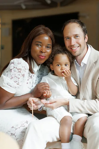 Thomas — Christening in church, photo 92