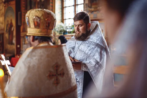 Tanya and Bogdan Wedding in church — фото 60