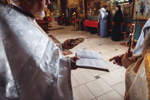 Tanya and Bogdan Wedding in church — фото 61
