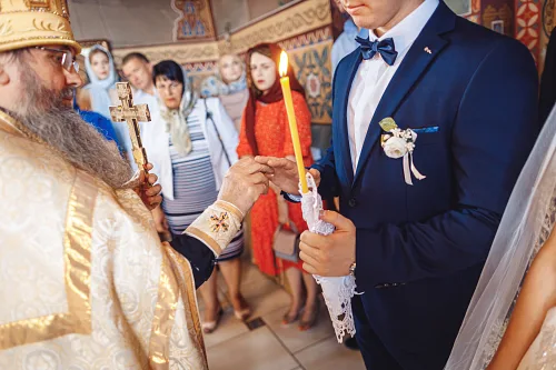Tanya and Bogdan Wedding in church — фото 63