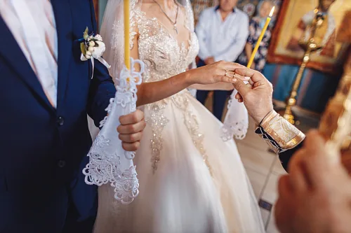 Tanya and Bogdan Wedding in church — фото 65