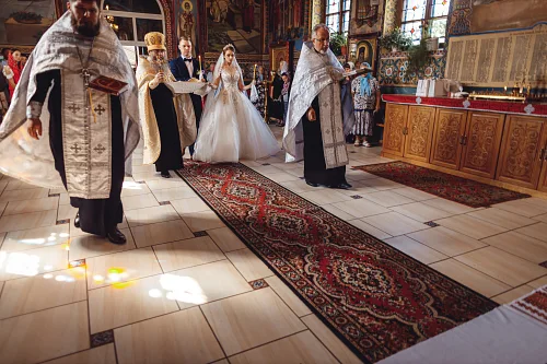 Tanya and Bogdan Wedding in church — фото 67