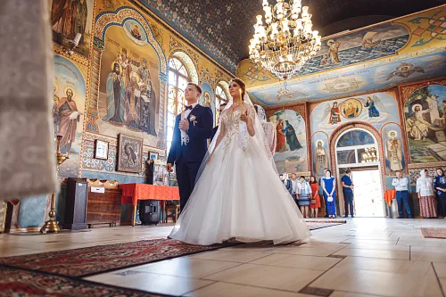 Tanya and Bogdan Wedding in church — фото 69