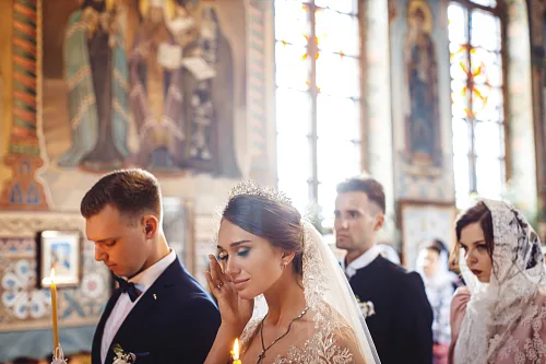 Tanya and Bogdan Wedding in church — фото 72