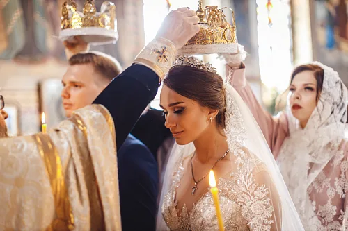 Tanya and Bogdan Wedding in church — фото 77