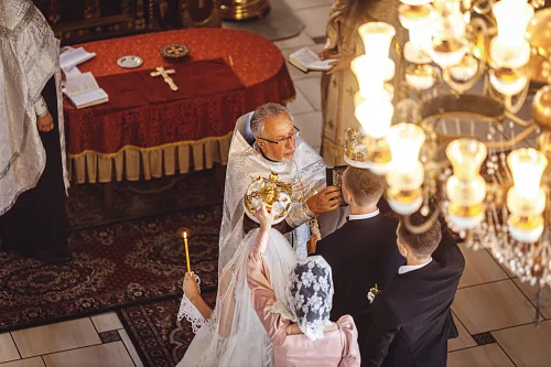 Tanya and Bogdan Wedding in church — фото 81