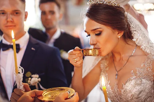Tanya and Bogdan Wedding in church — фото 86