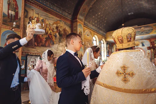 Tanya and Bogdan Wedding in church — фото 89