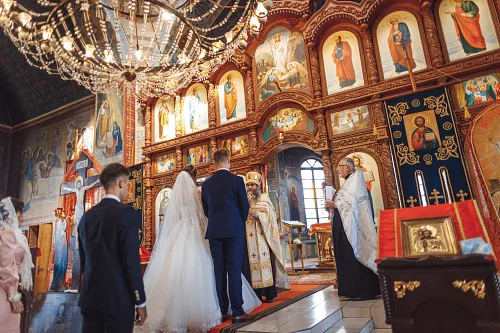Tanya and Bogdan Wedding in church — фото 95