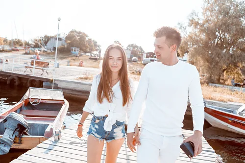 Engagement on a yacht Love Story — story 0002