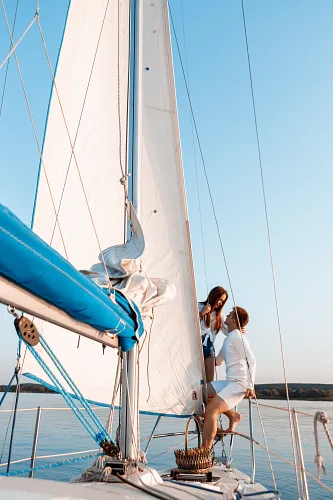 Engagement on a yacht Love Story — story 0062