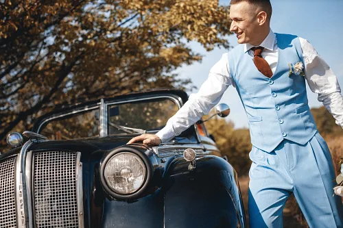 Tanya and Konstantin Retro wedding — wed 0055