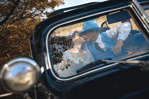 Tanya and Konstantin Retro wedding — wed 0073