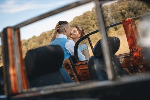 Tanya and Konstantin Retro wedding — wed 0082