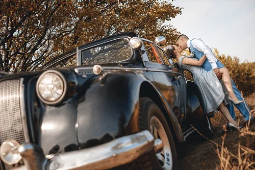 Tanya and Konstantin Retro wedding — wed 0084