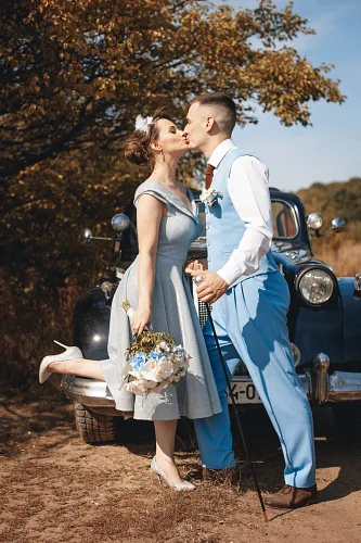 Tanya and Konstantin Retro wedding — wed 0089