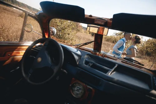 Tanya and Konstantin Retro wedding — wed 0090