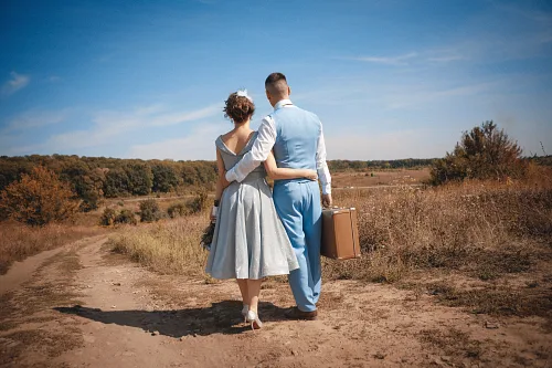 Tanya and Konstantin Retro wedding — wed 0099