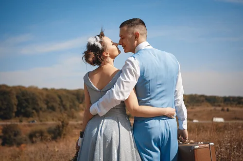 Tanya and Konstantin Retro wedding — wed 0100