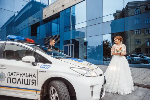 Polina and Alex Police wedding — фото 29