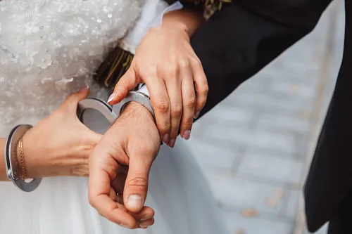 Polina and Alex Police wedding — фото 46