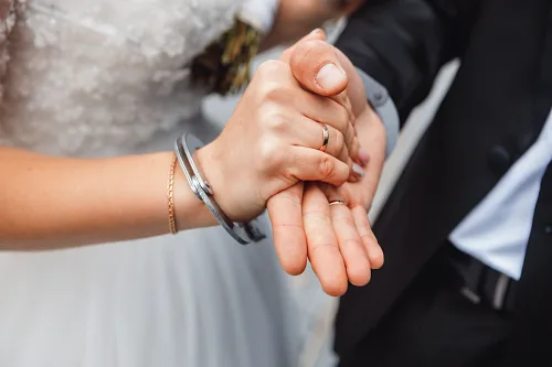 Polina and Alex Police wedding — фото 47