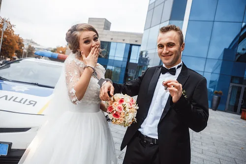 Polina and Alex Police wedding — фото 49