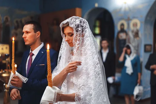 Anya and Alex Wedding in church — фото 50