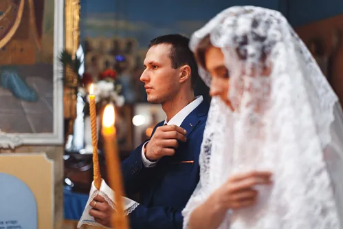 Anya and Alex Wedding in church — фото 51