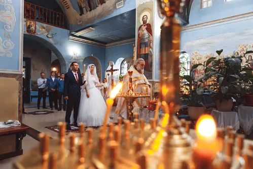 Anya and Alex Wedding in church — фото 63