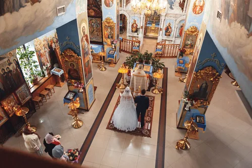 Anya and Alex Wedding in church — фото 65