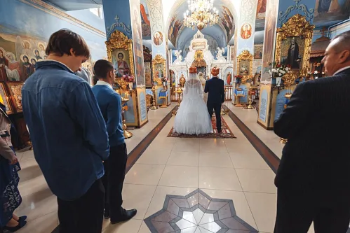 Anya and Alex Wedding in church — фото 86