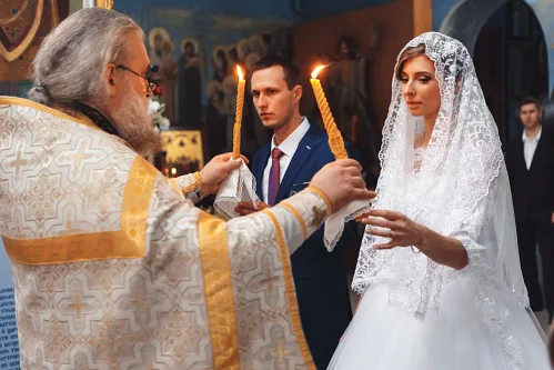 Anya and Alex Wedding in church — фото 95